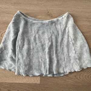 Zara Light Gray A-Line Skirt